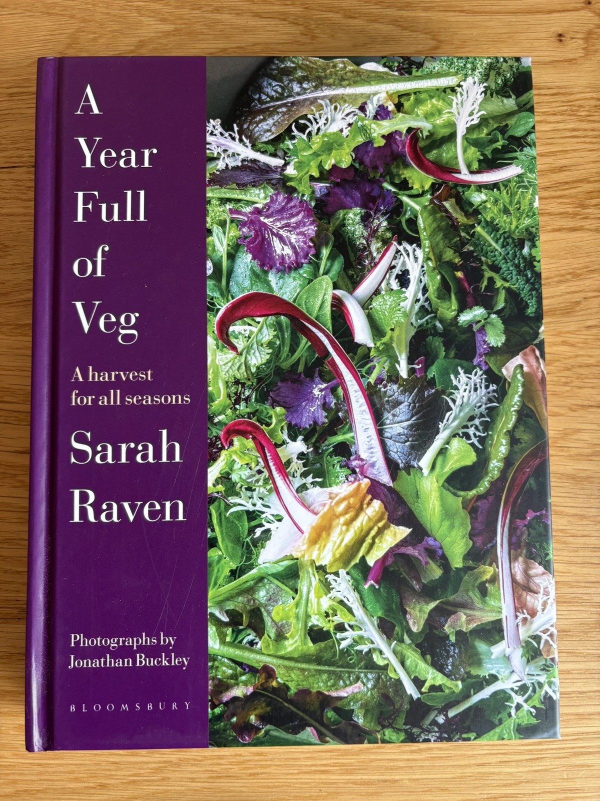 A Year Full of Veg: A Harvest for All Seasons by Sarah Raven Hardcover Book