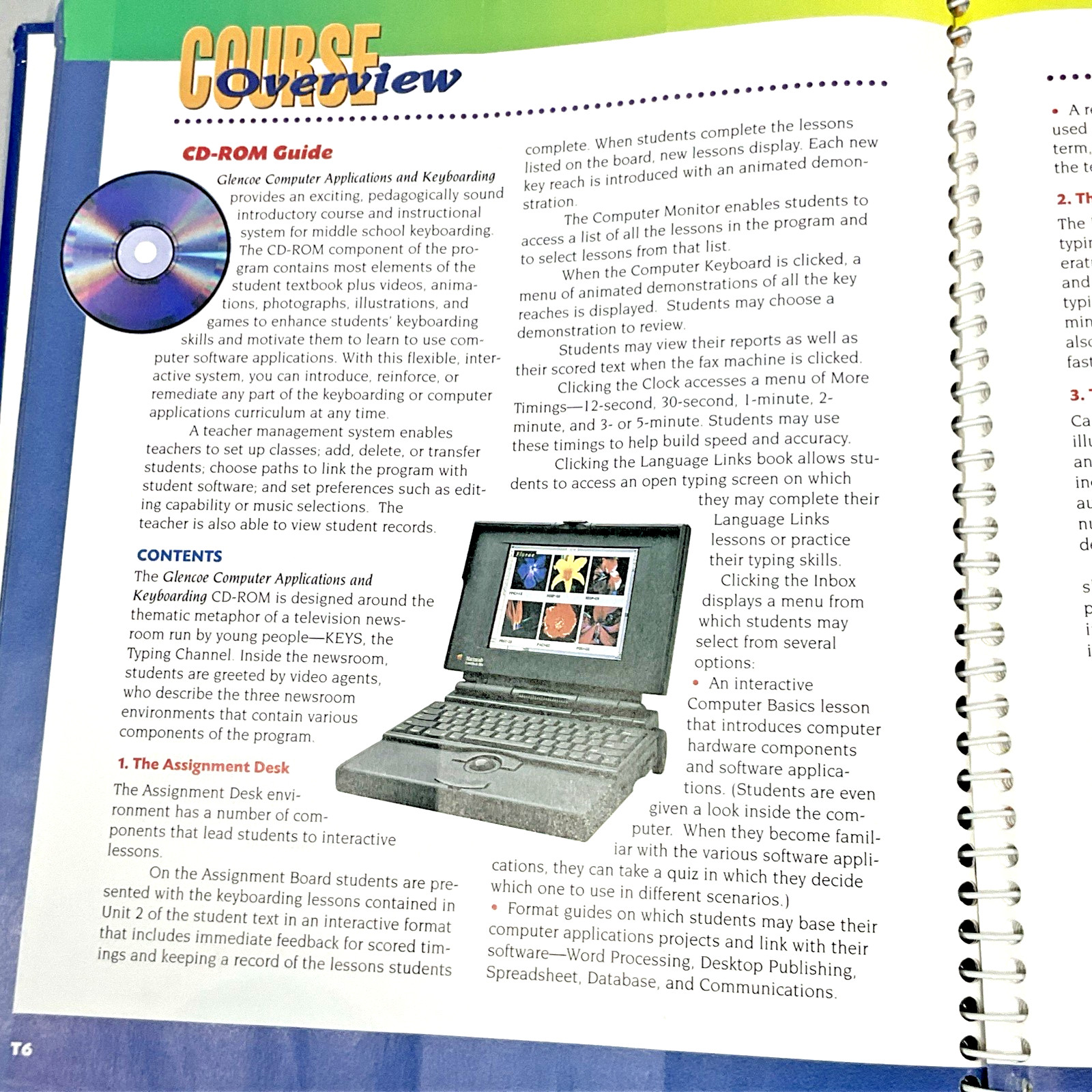 Glencoe Computer Applications Keyboarding Teachers Wraparound Edition 1998 READ