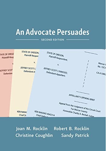 An Advocate Persuades – by Joan Rocklin