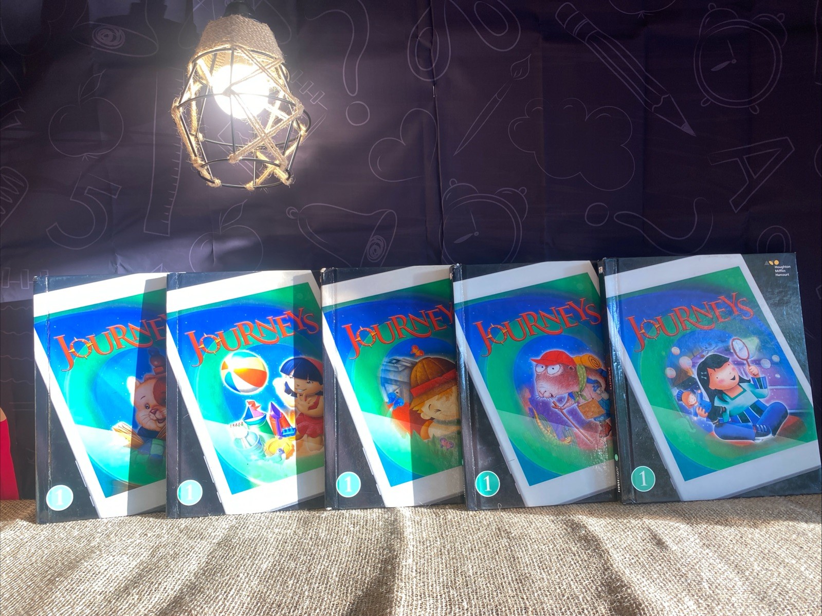 Journeys Student Edition Grade 1 Vols 1,2 3,4 & 5 VGOOD Set