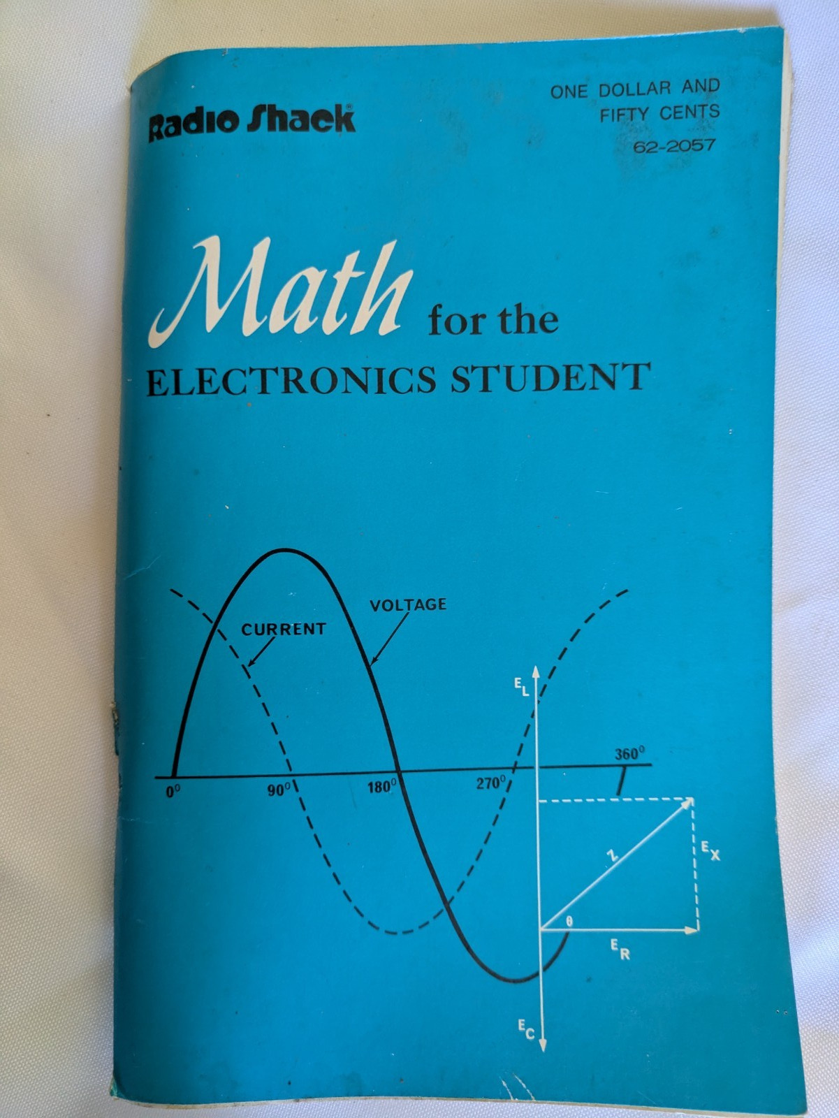 Radio Shack Book Math For Electronics Student Andrews 62-205 1970s Vintage PB