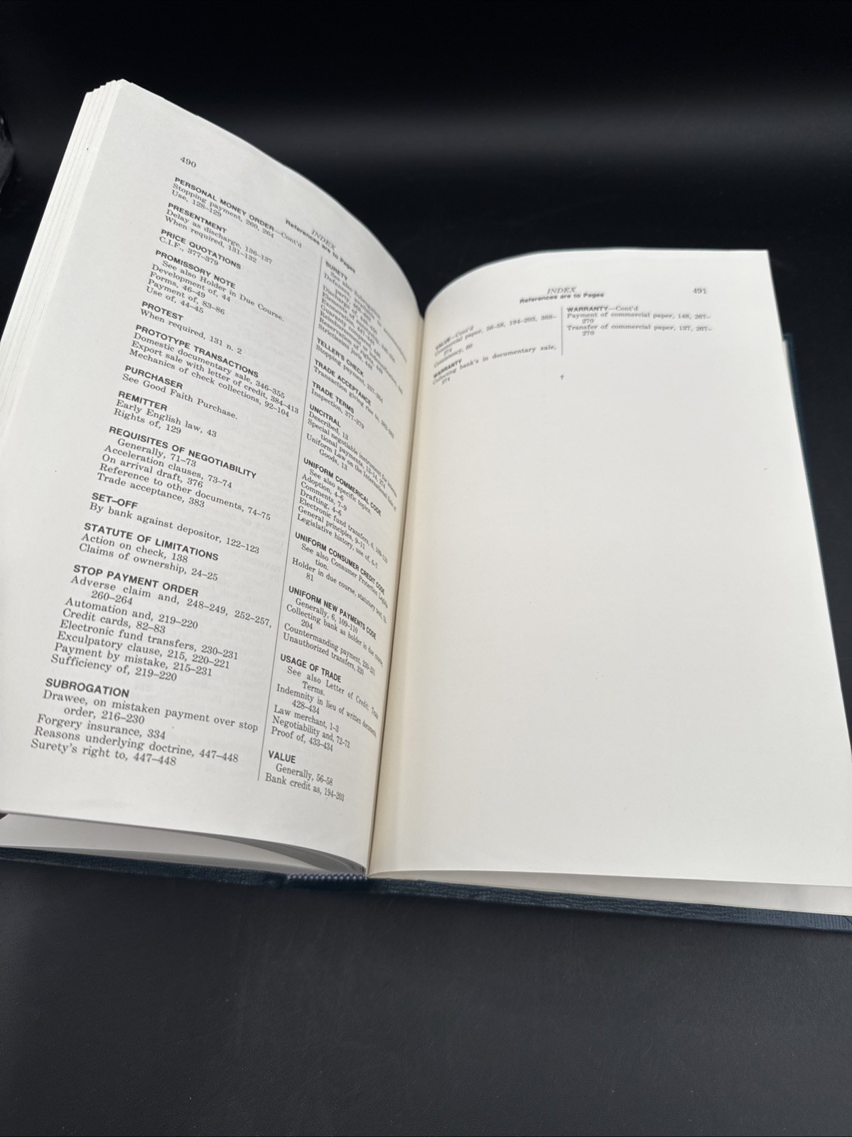 Commercial Paper (University Casebook Series) 3rd Ed. 1984 Farnsworth