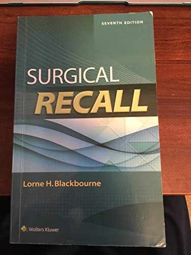 Surgical Recall – Paperback, by Blackbourne Lorne H. – Acceptable