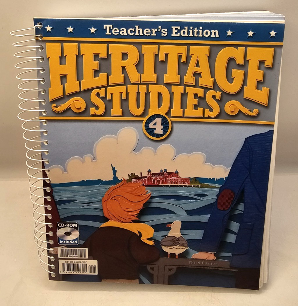 BJU Heritage Studies 4 Set 3rd Edition Textbook Activity Manual Teachers Edition