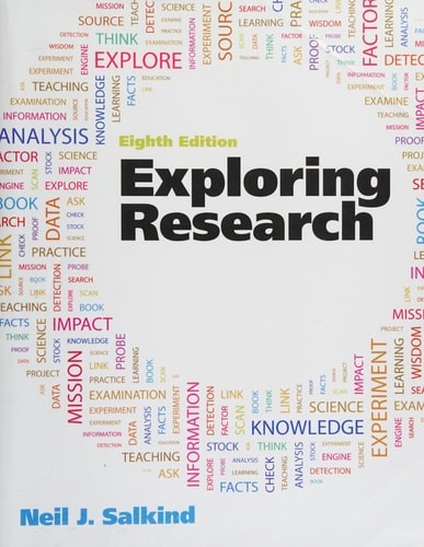 Exploring Research (8th Edition), Salkind, Neil J., Acceptable Book