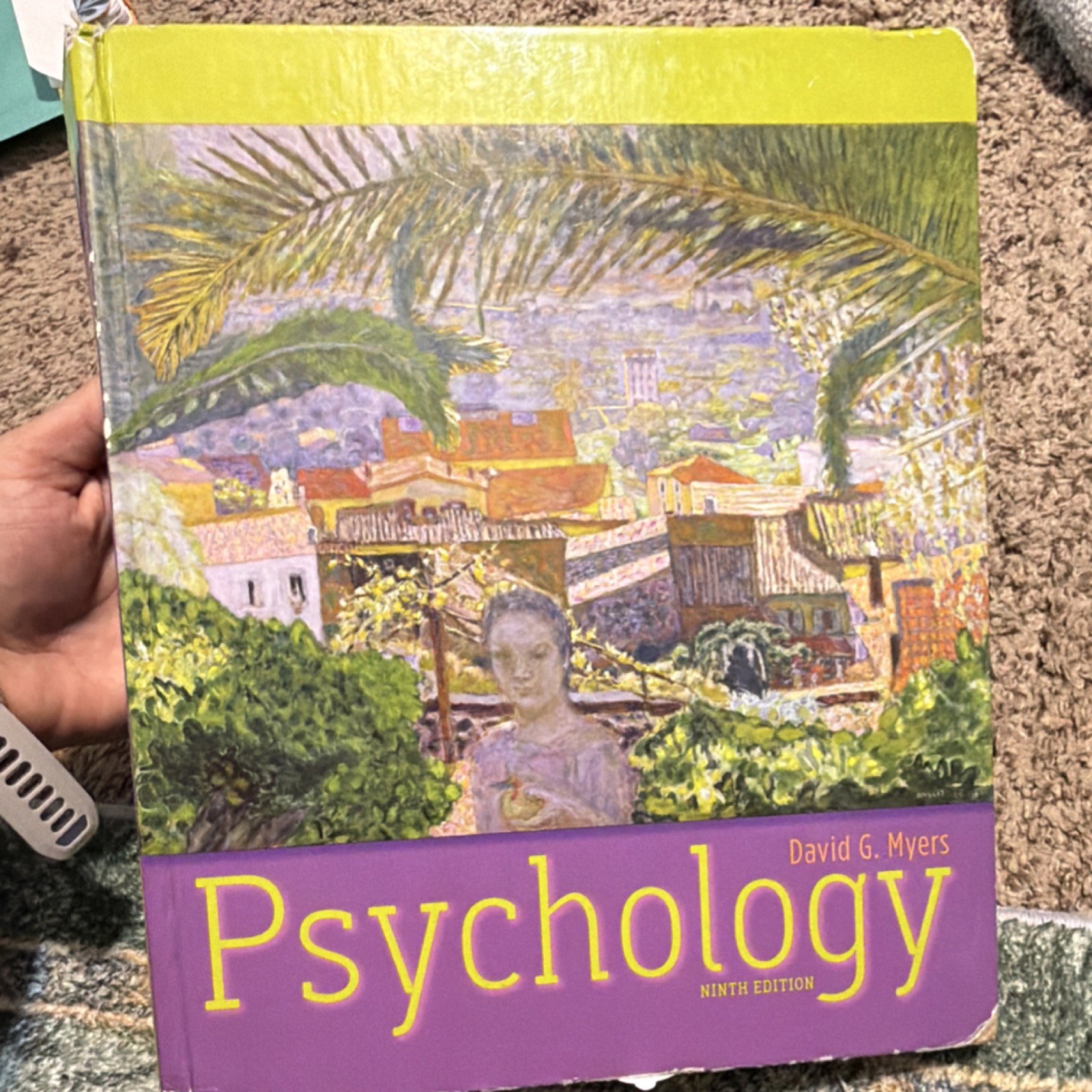 Psychology Ninth Edition David G. Myers Worth Publishers Hardcover Book