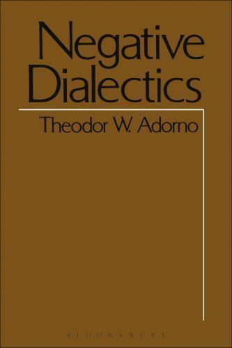 Negative Dialectics, Paperback by Adorno, Theodor W., Brand New, Free shippin…