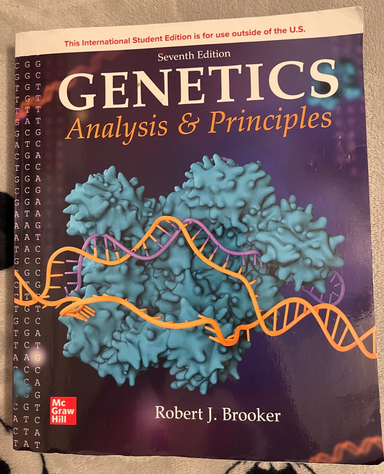 GENETICS ANALYSIS & PRINCIPLES – ROBERT J. BROOKER – 7TH US EDITION NEW SEALED