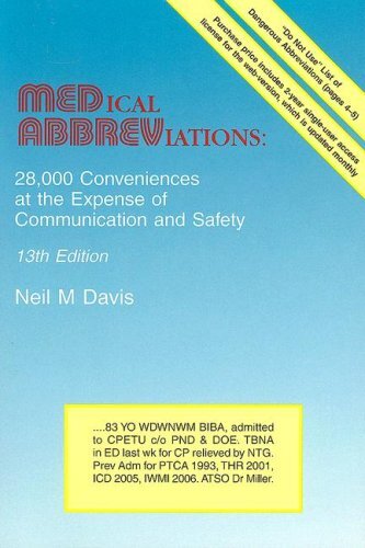 Medical Abbreviations by Neil Davis
