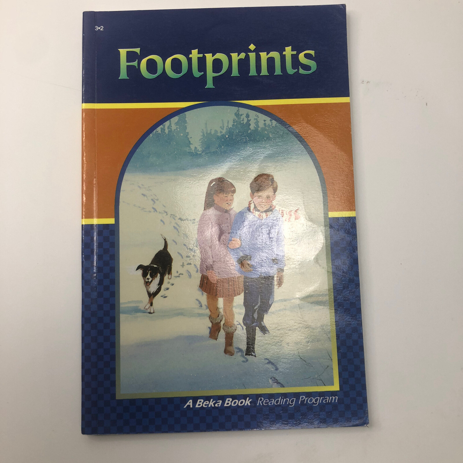 Footprints 1986 3rd Grade A Beka Reading Program Homeschool Reader