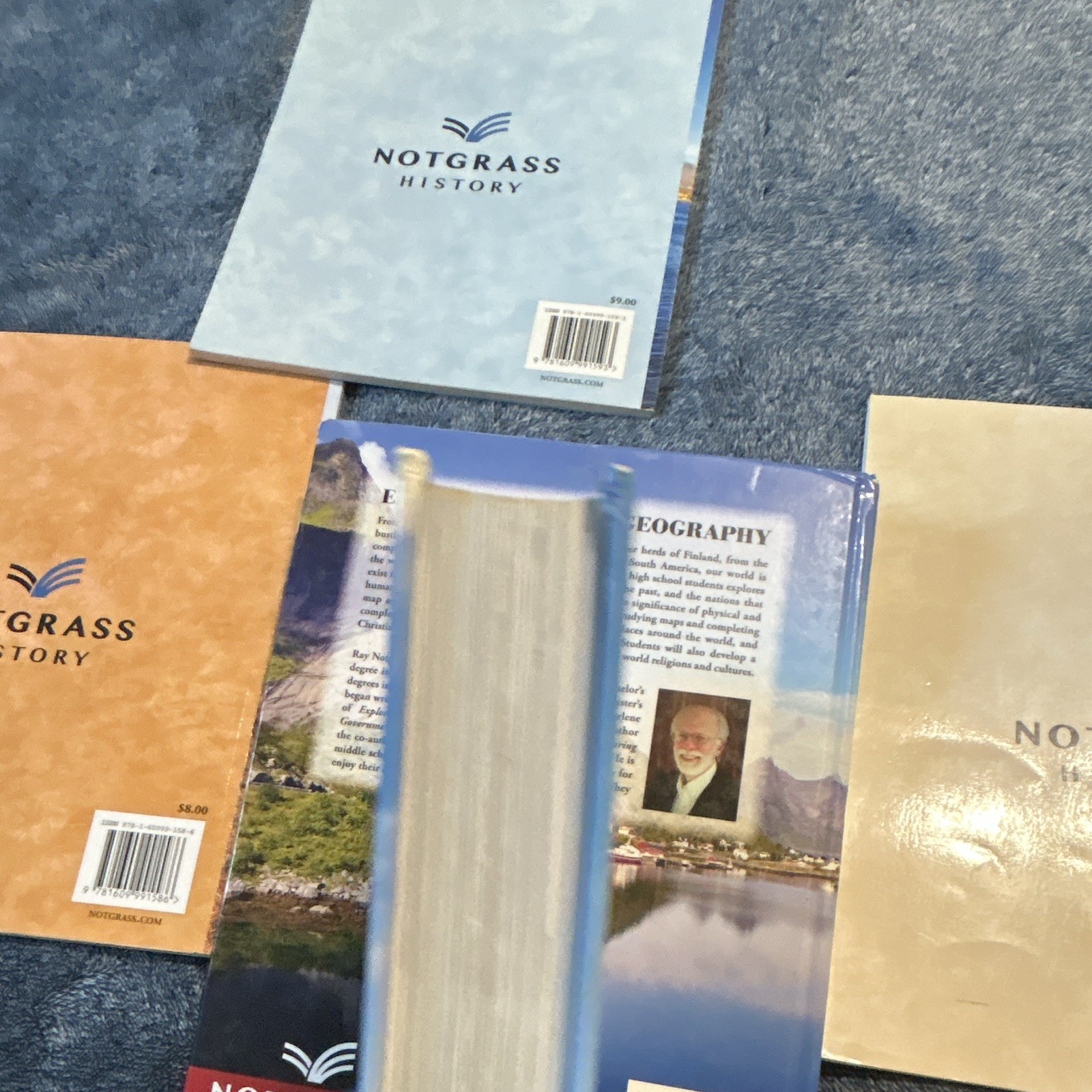 Exploring World Geography 1 & 2 Set Ray Notgrass +AnswerKey,Reviewbook,Quiz Book