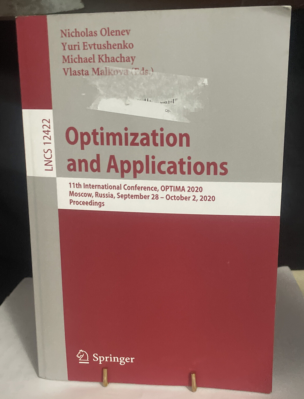 Optimization and Applications: 11th International Conference OPTIMA 2020, Moscow