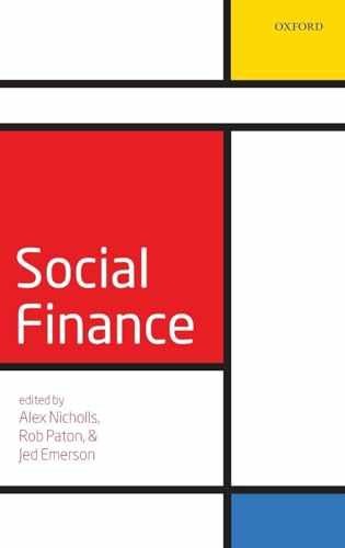 Social Finance – Hardcover, by Nicholls Alex; Paton Rob; Emerson – Very Good b