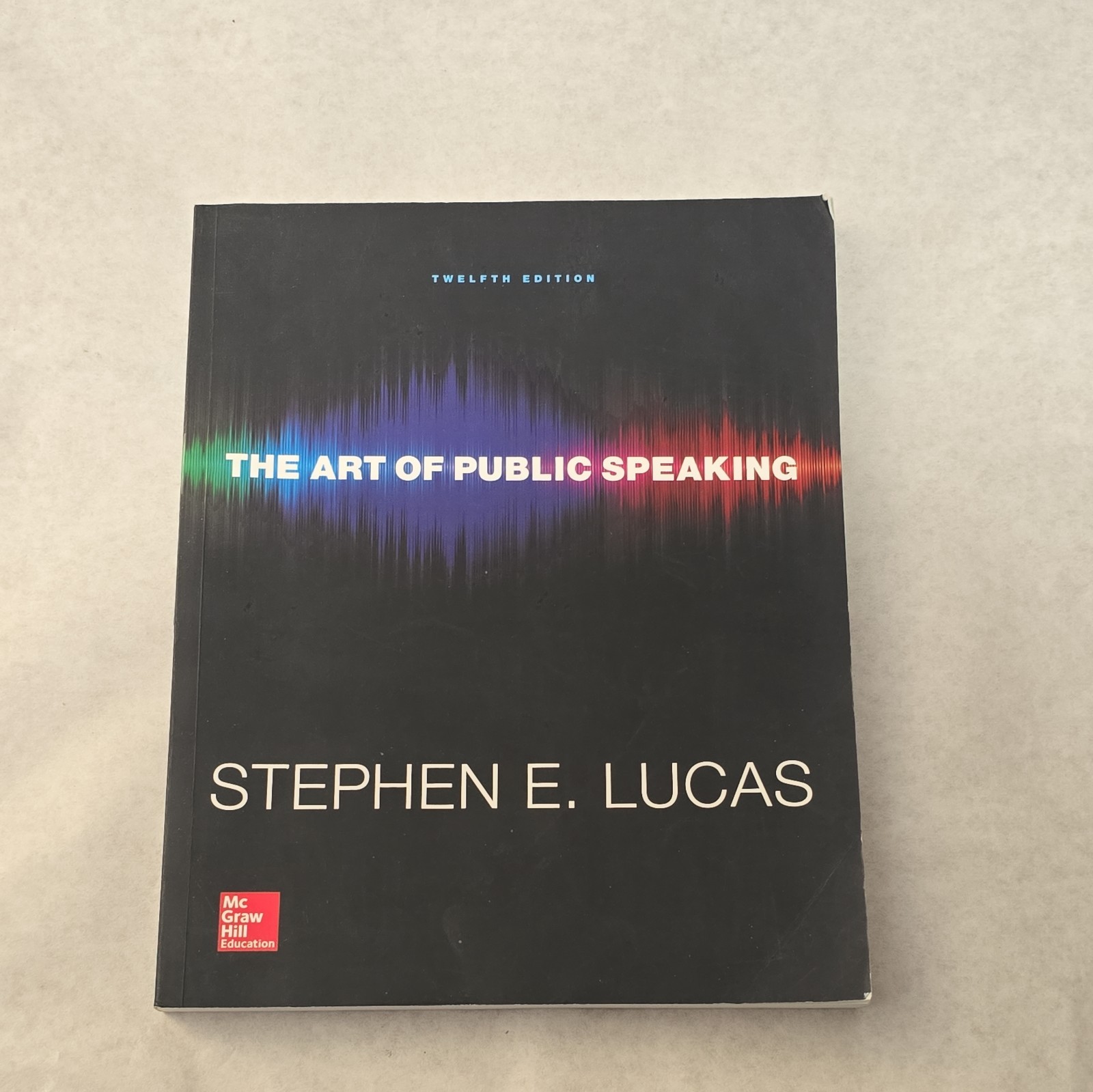 The Art Of Public Speaking 12th Edition Stephen Lucas College Textbook 12E 2015