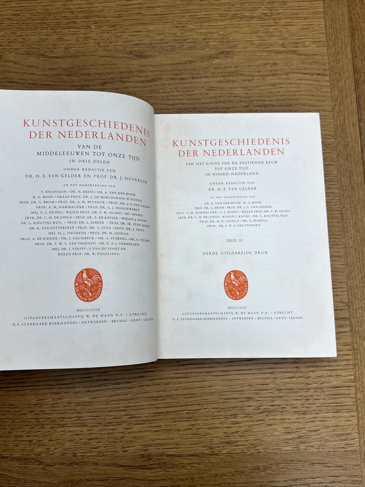 1843 Art History Of The Netherlands 3 Vtg Lot Kunst geschiedenis der nederlanden