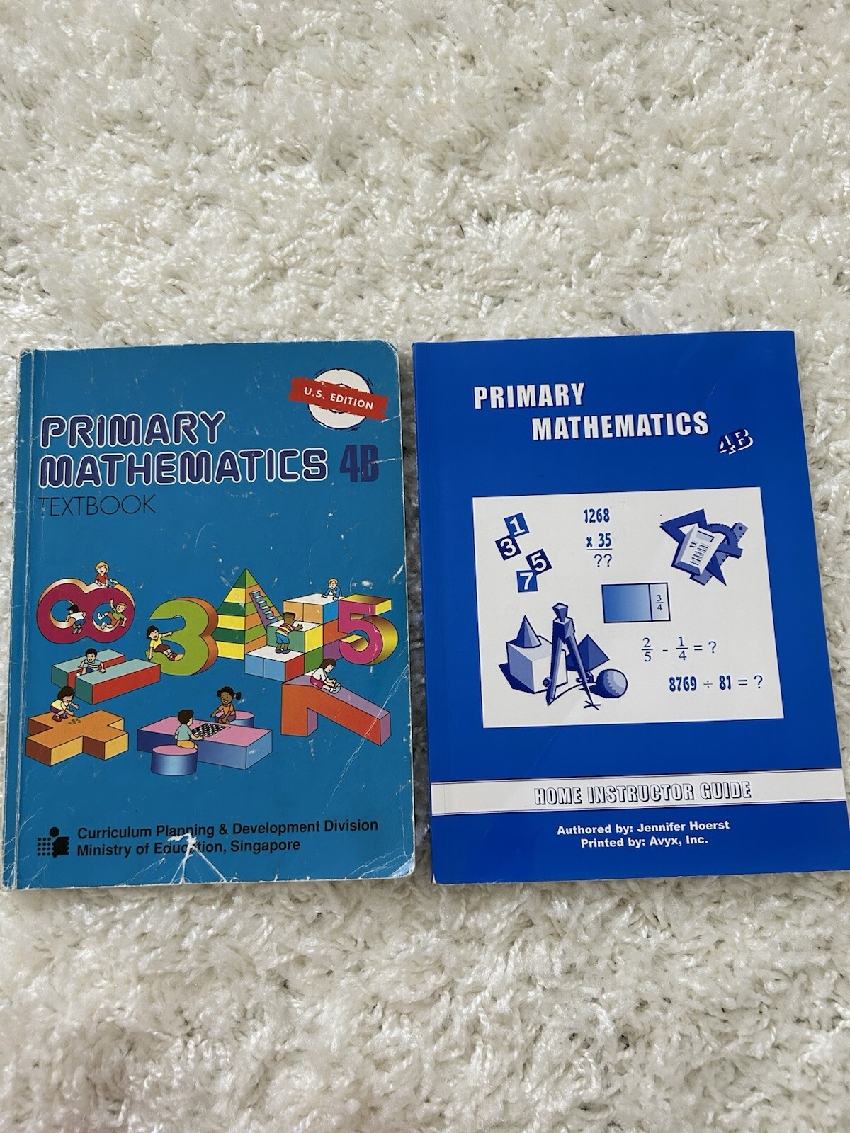 Singapore Math Primary Math Level 4B Textbook & Home Instructor’s Guide, US Ed.