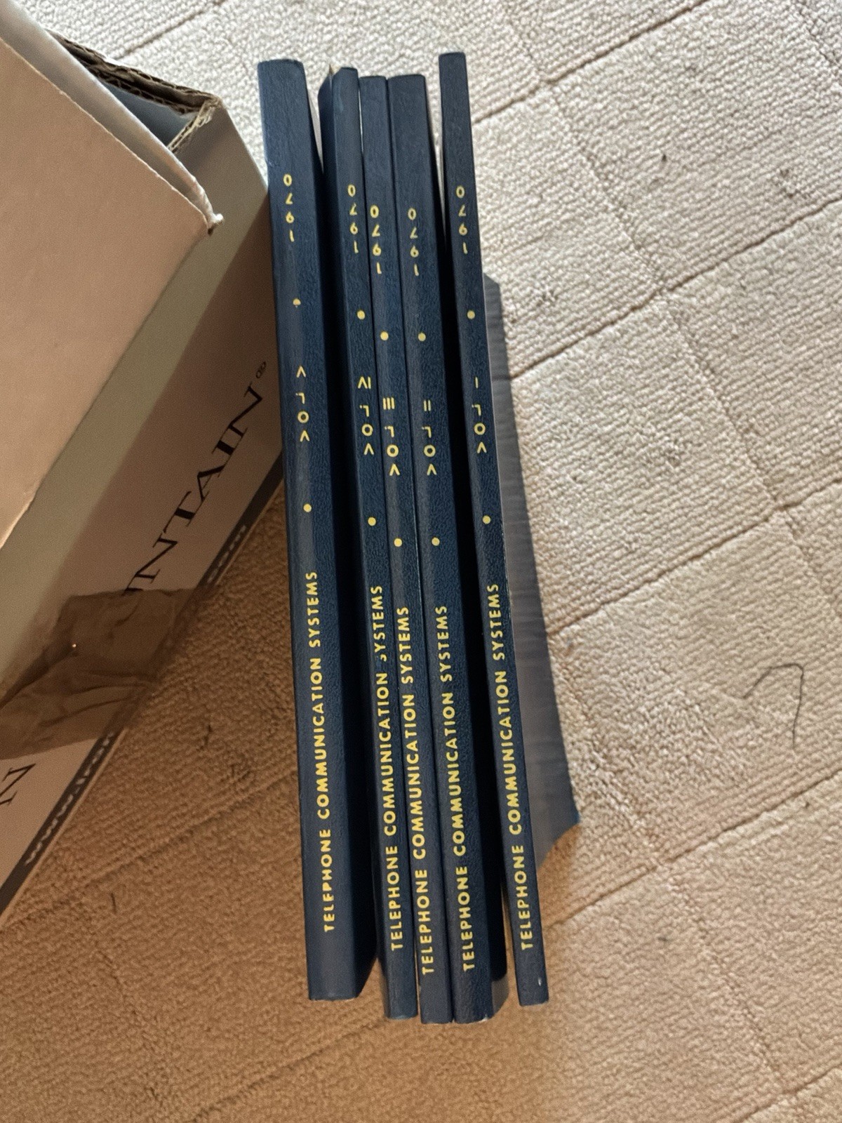 Vintage Telephone Communication Systems Vol 1-5 Set Graduate Engineering Books