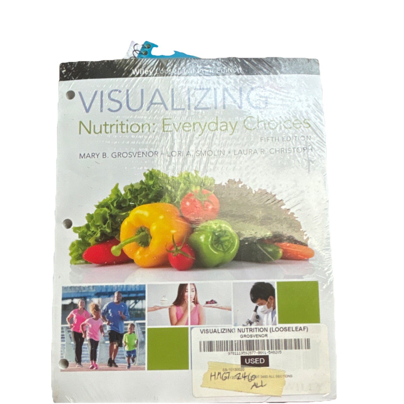 Visualizing Nutrition Loose-Leaf Textbook by Grosvenor, Wiley, Nutrition