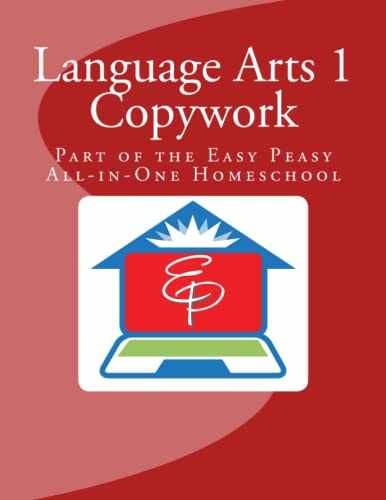 Language Arts 1 Copywork: Part of the Easy – Paperback, by Giles Lee – Good o