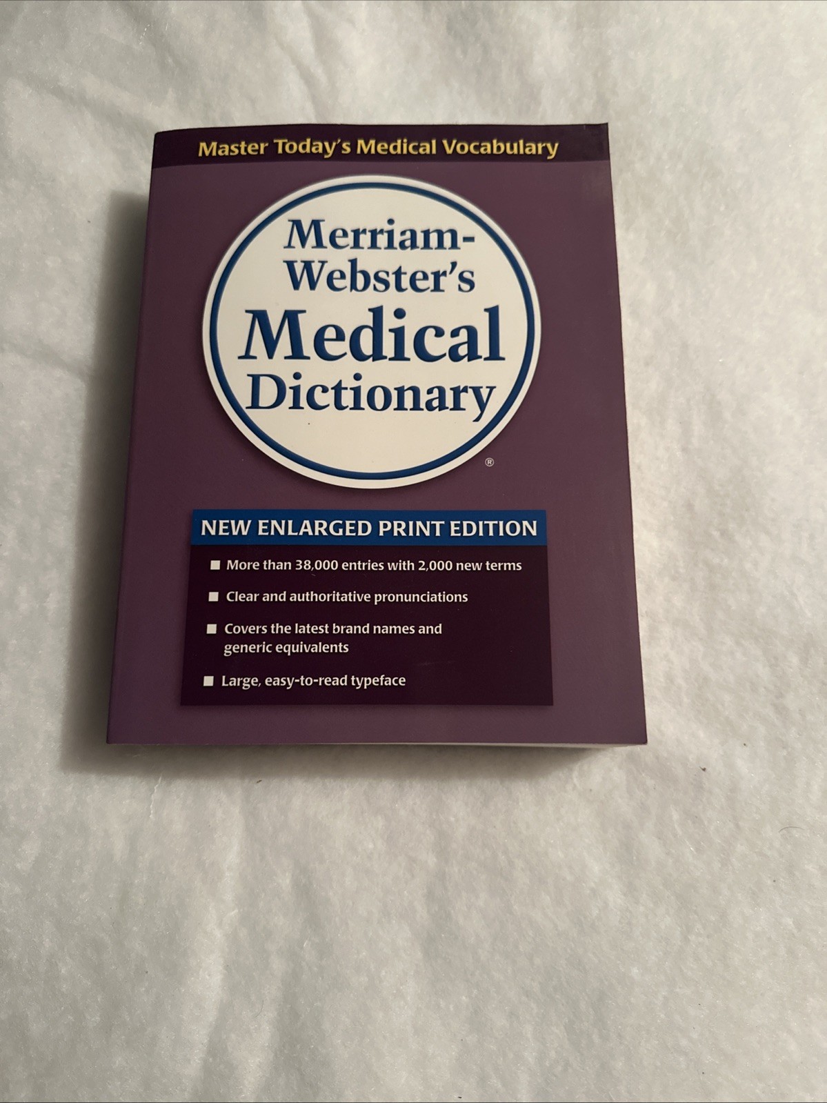 Merriam-webster’s Medical Dictionary – Mass Market Paperback – GOOD
