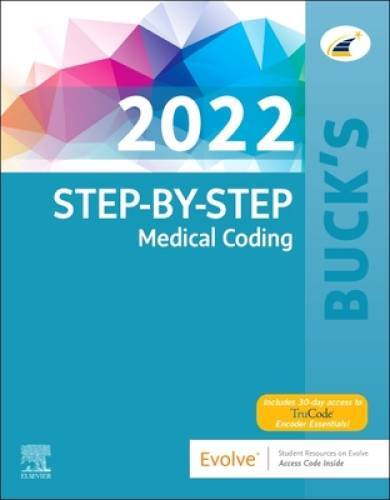 Bucks Step-by-Step Medical Coding, 2022 Edition – Paperback By Elsevier – GOOD