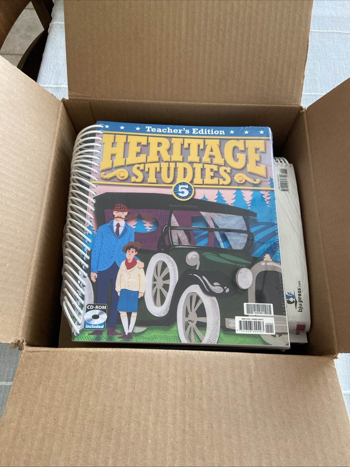 NEW BJU Press 5th grade HERITAGE STUDIES 5 Complete Subject Kit 4thEd HISTORY+CD