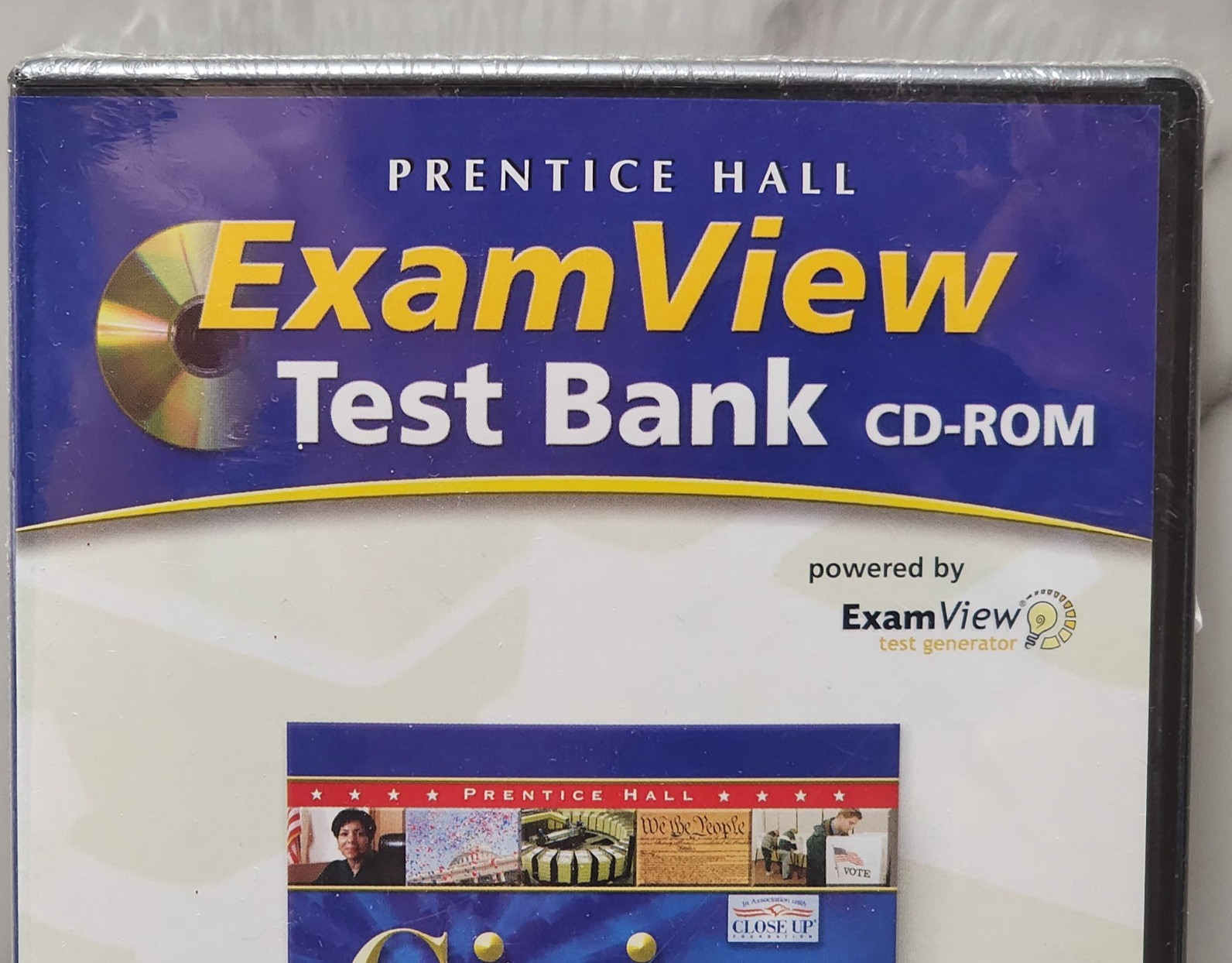 Prentice Hall ExamView CIVICS Test Generator Multimedia CD UNOPENED