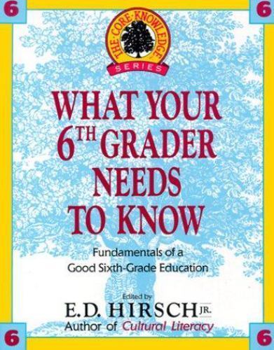 What Your 6th Grader Needs to Know by E.D. Hirsch Jr.