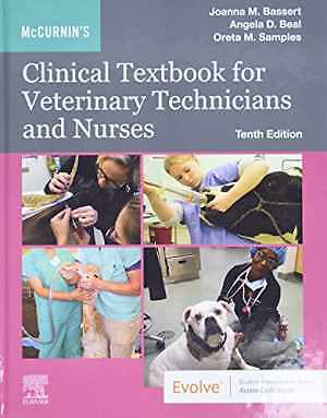 McCurnin’s Clinical Textbook for – Hardcover, by Bassert VMD Joanna – Good