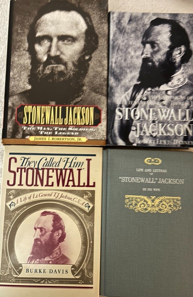 Stonewall Jackson, James I. Robertson;Robert Lewis Dabney;Burke Davis;& His Wife
