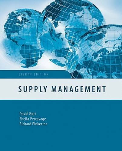 Supply Management (Irwin Operations/Decision Sciences) – Hardcover – GOOD