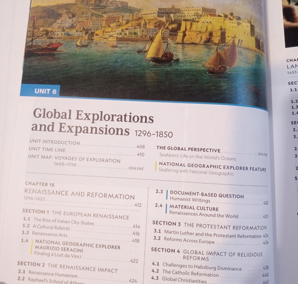 National Geographic -World History Voyages of Exploration -Student Edition HC