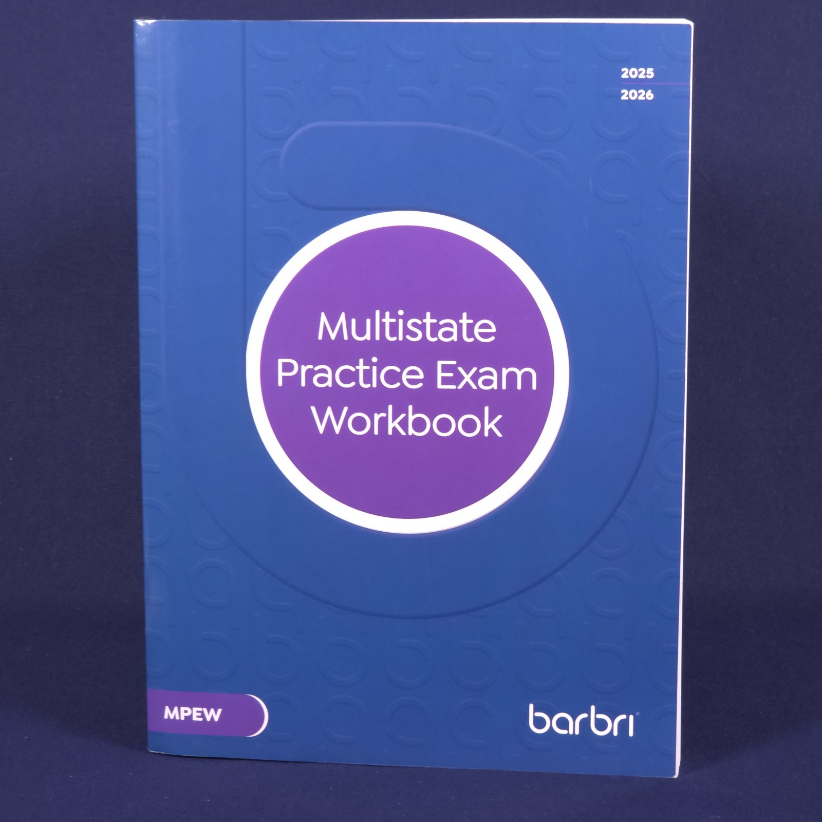 Barbri MBE Multistate Practice Exam Workbook 2025 -2026 ISBN: 9798892094559