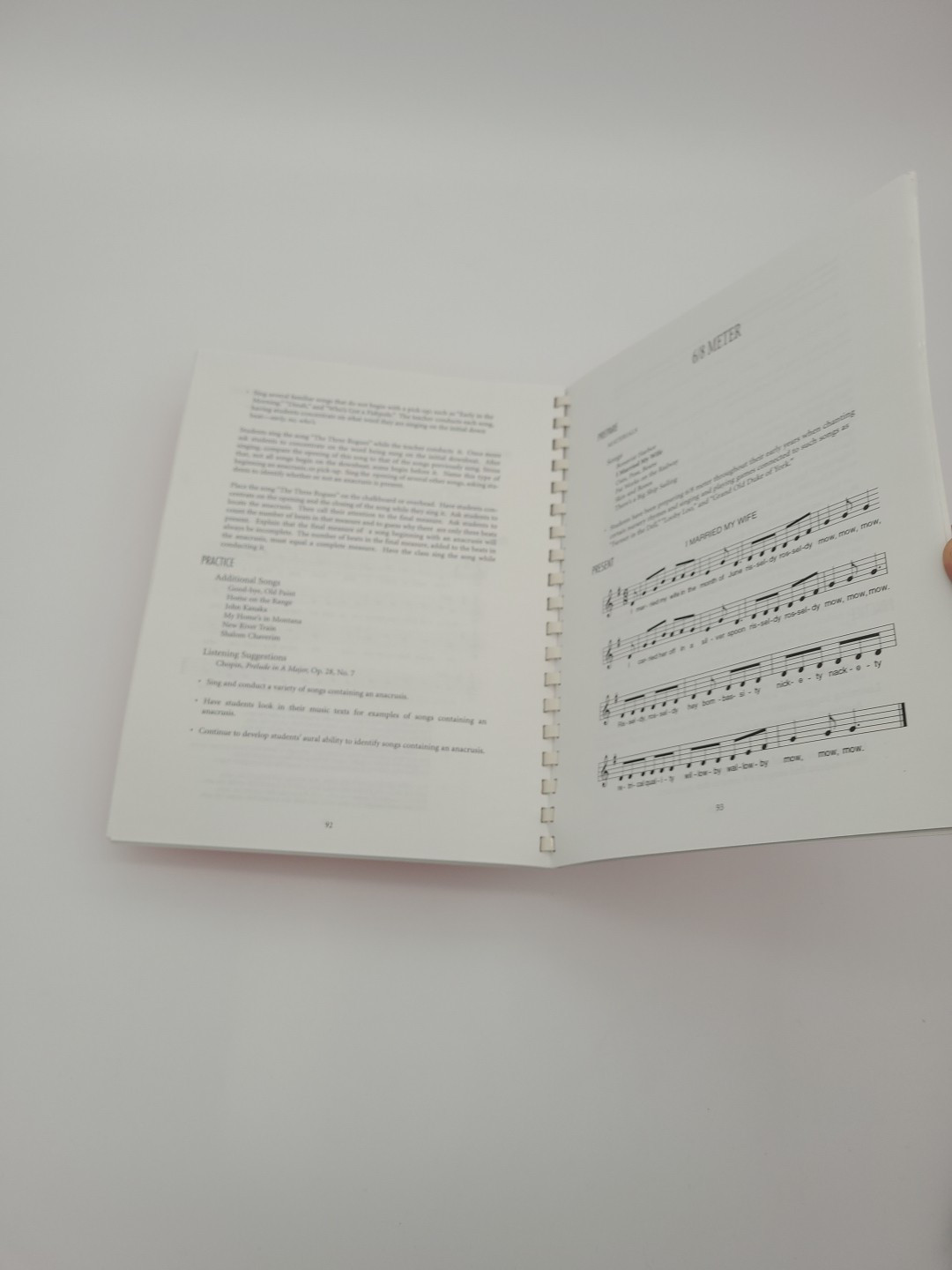 Rhythm And Melody Concepts: A Sequential Apporach For Children By Rozmajzl *VG+*