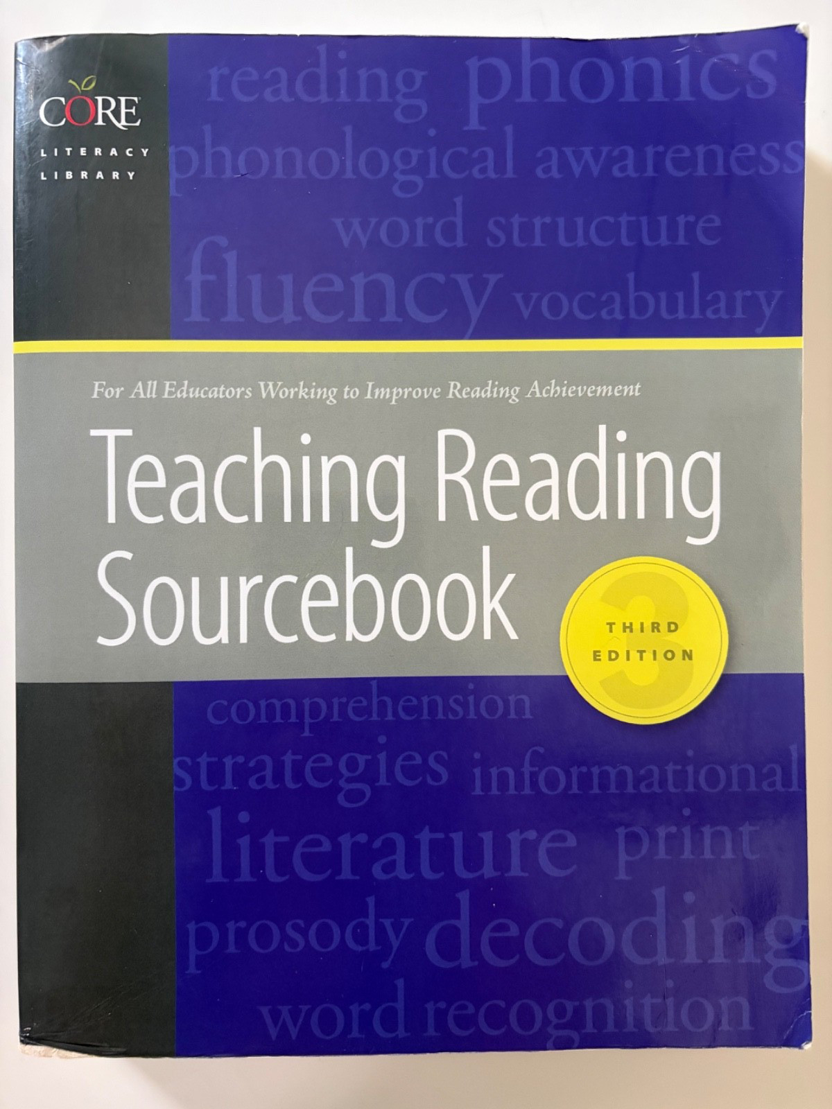 Teaching Reading Sourcebook ~ 3rd Third Ed. Paperback 2018 ~ ACCEPTABLE (READ)