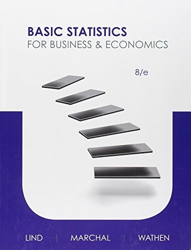 BASIC STATISTICS FOR BUSINESS AND ECONOMICS By Douglas A. Lind & William G VG