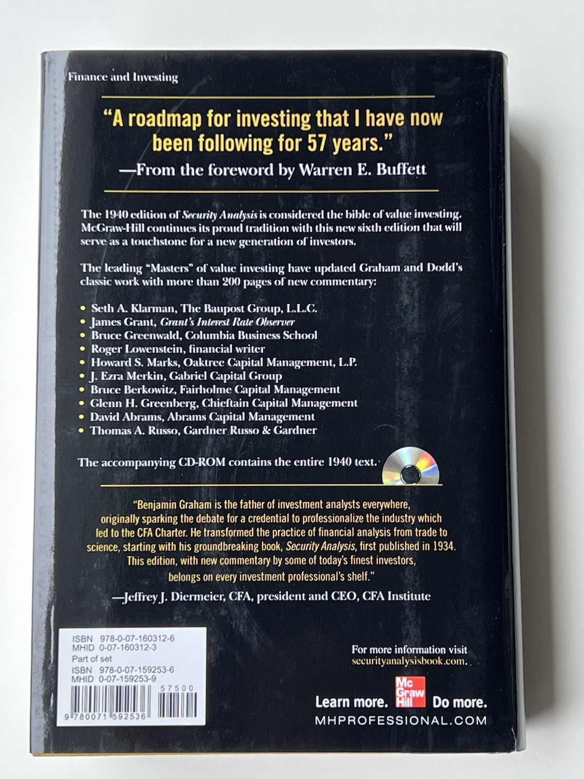 Security Analysis: Updated Sixth Edition, Foreword by Warren Buffett