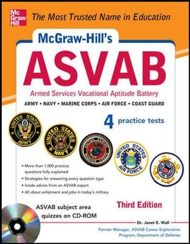 McGraw-Hill’s ASVAB with CD-ROM, 3rd Ed…, Wall, Janet