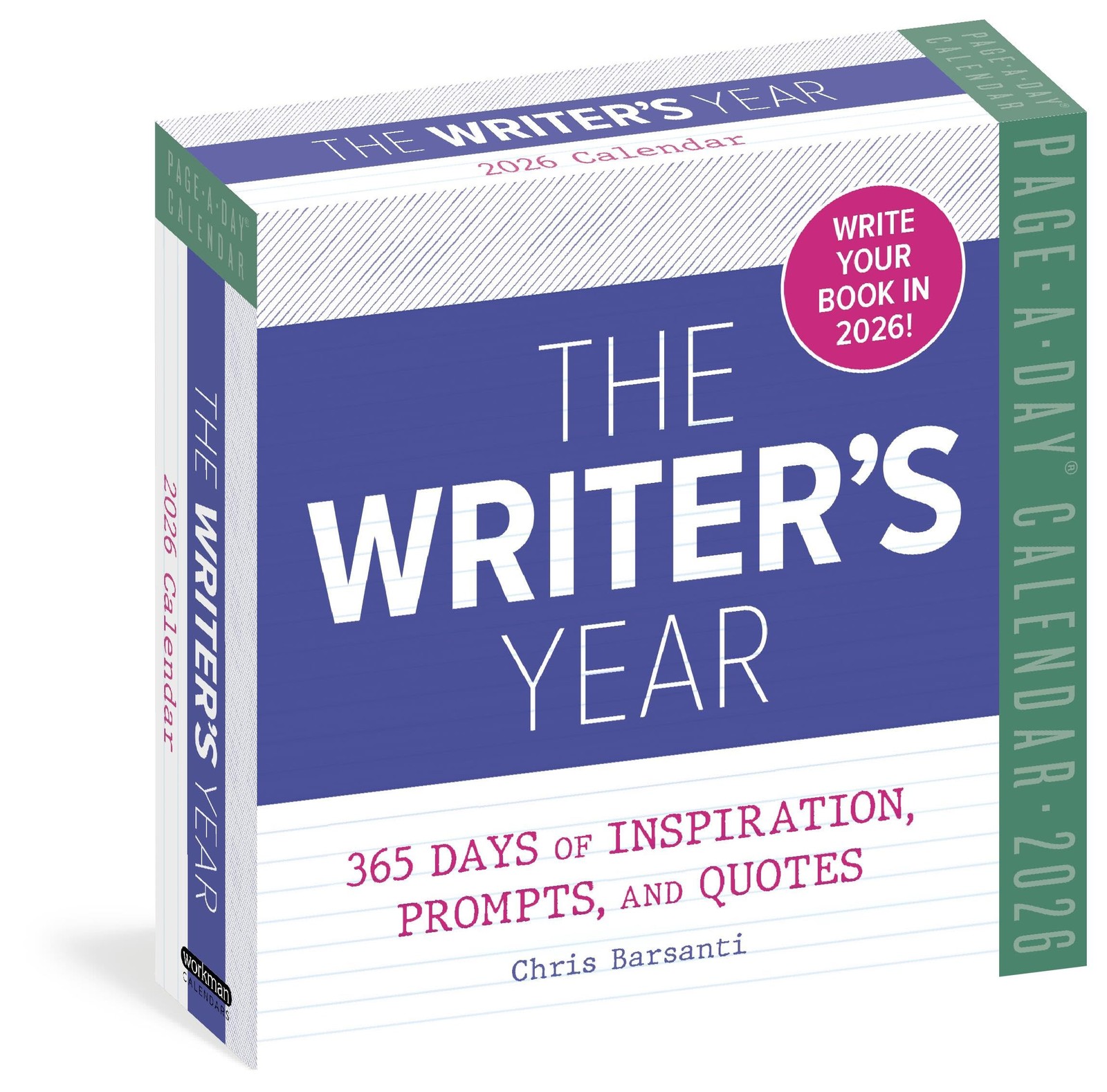 Writer’s Year Page-A-Day® Calendar 2026: 365 Days of Inspiration