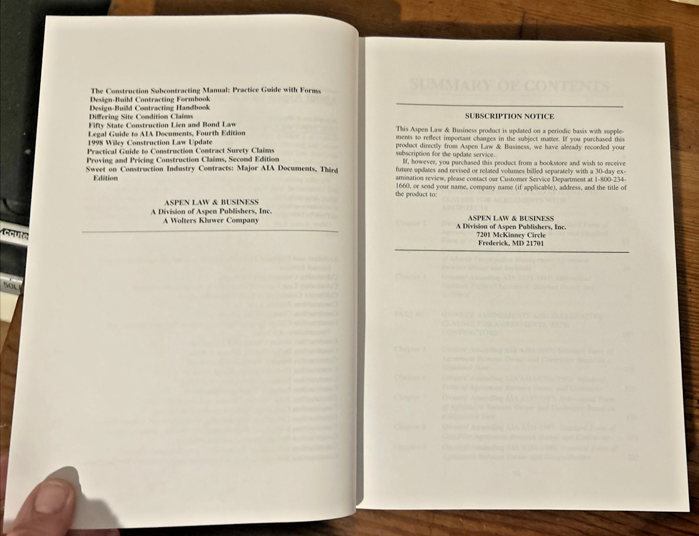 Alternative Clauses to Standard Construction Contracts 2nd Ed Glower W Jones