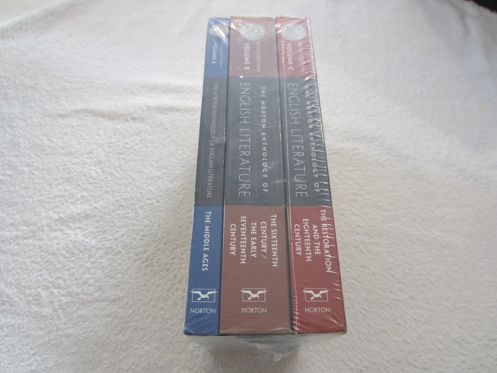 The Norton Anthology of English Literature 9th Edition 3 Book Set SEALED NEW