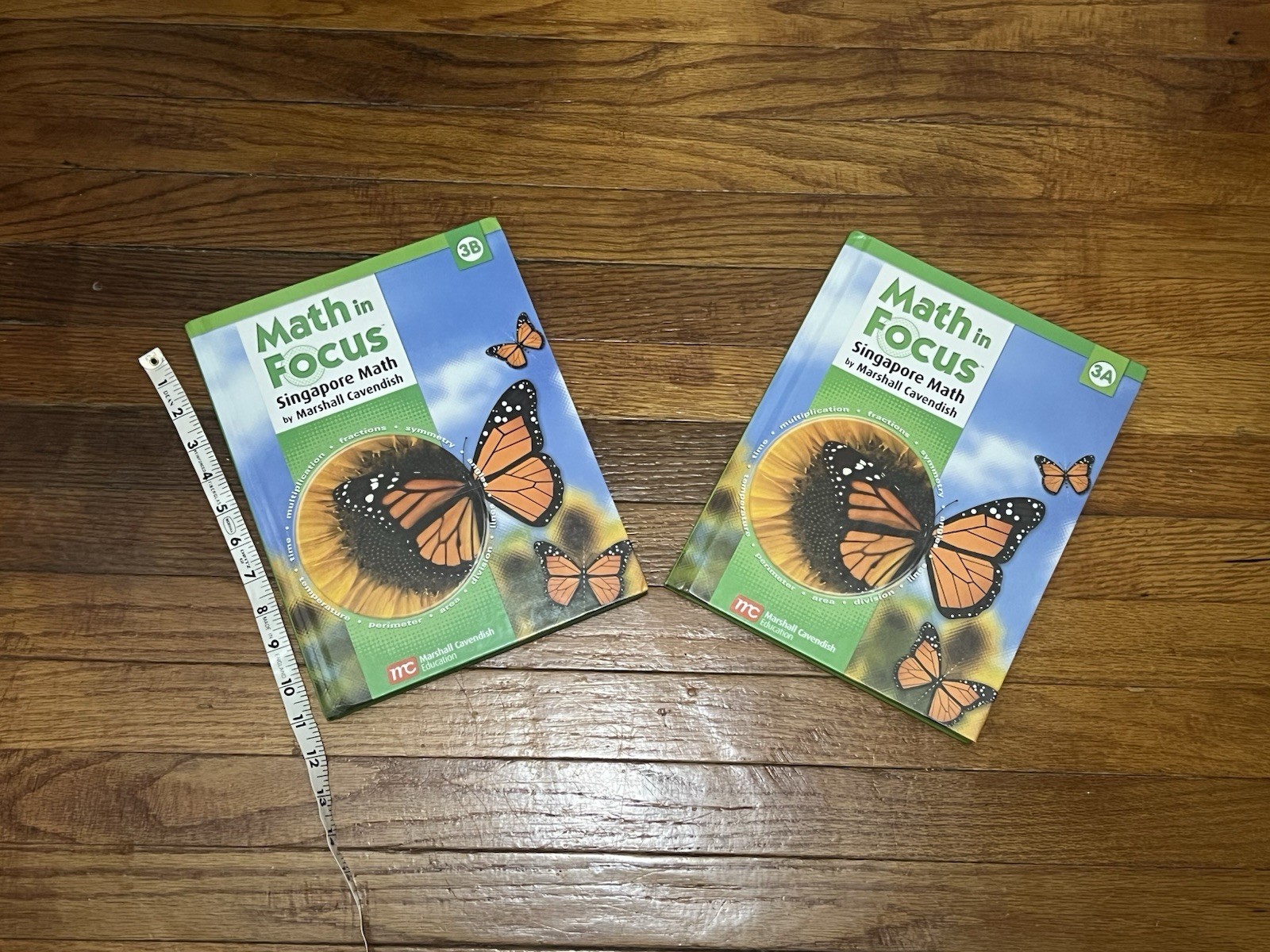 Set ~ 2 Math In Focus 3A, 3B Student Textbooks Singapore Math Marshall Cavendish