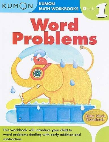 Word Problems Grade 1 (Kumon Math Workbooks) – Paperback – GOOD