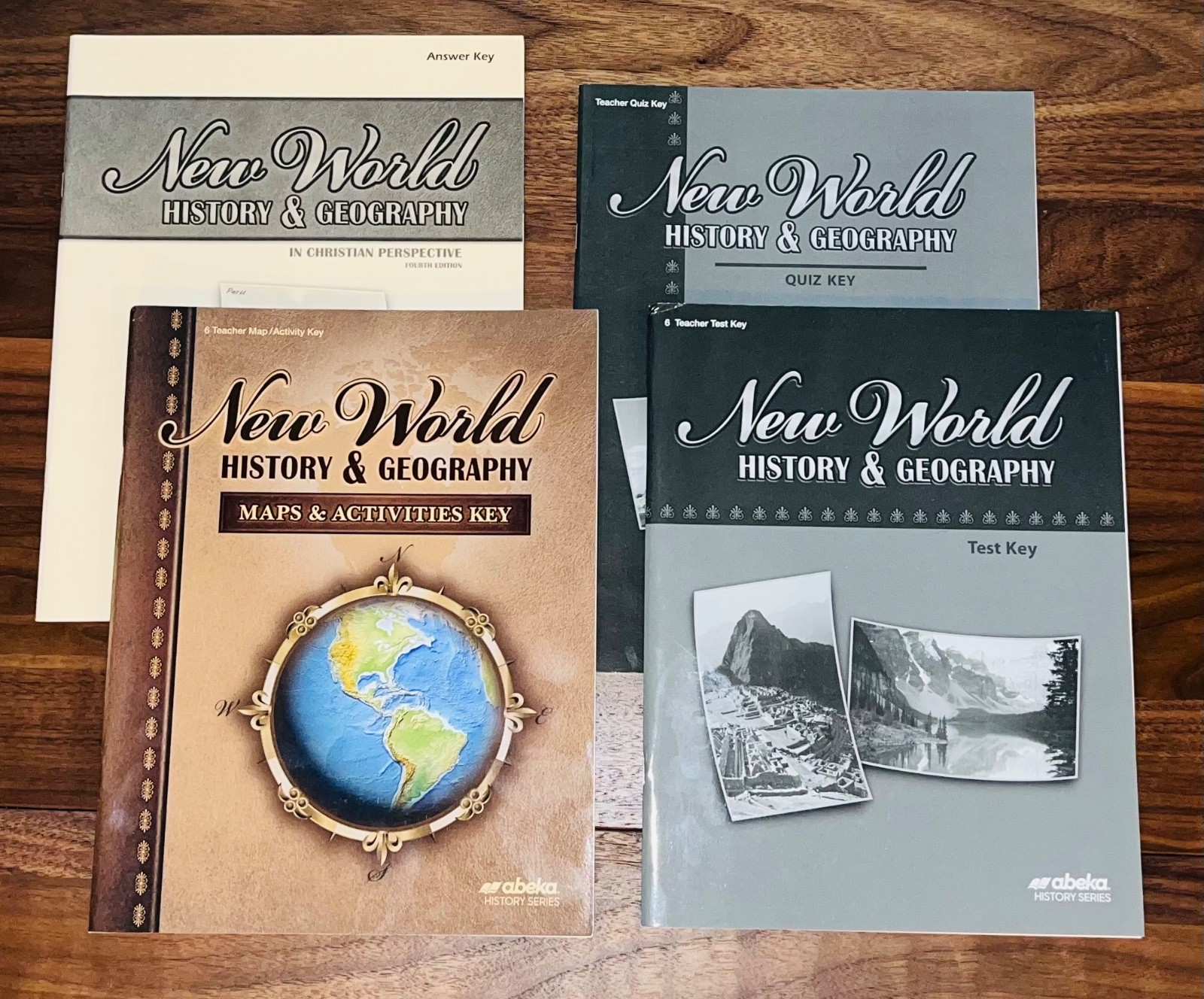 Abeka 6th Grade New World History & Geography Teacher Key Set, 4th Edition