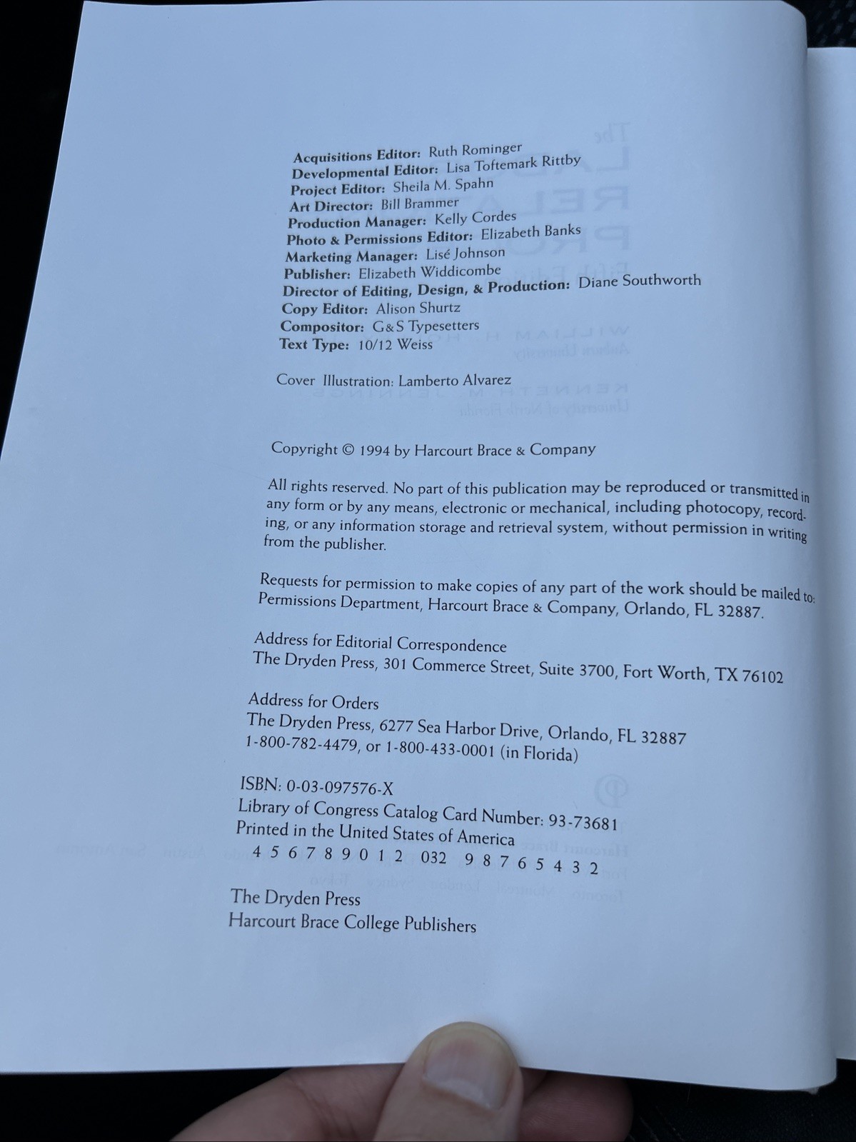 The Dryden Press Series in Management: The Labor Relations Process