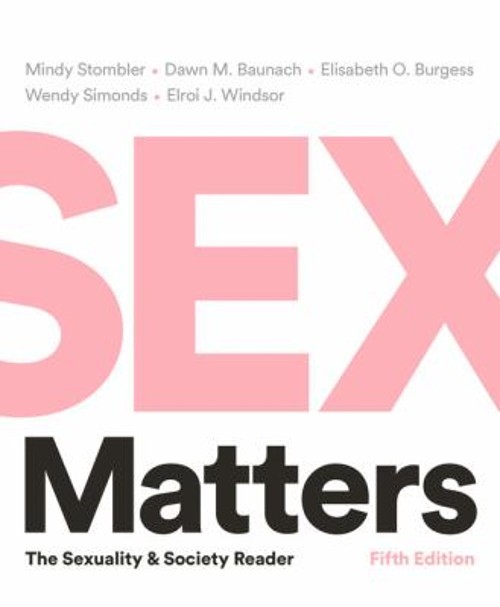 Sex Matters : The Sexuality and Society Reader Paperback