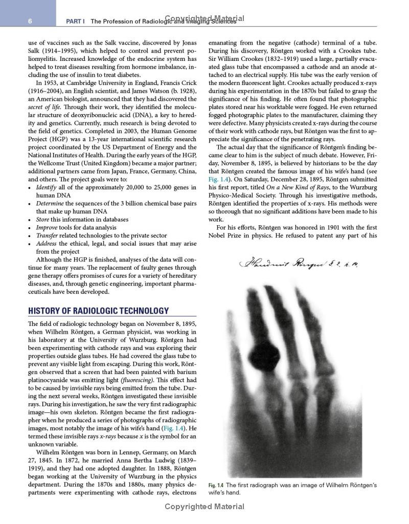 Introduction to Radiologic & Imaging Sciences & Patient Care
