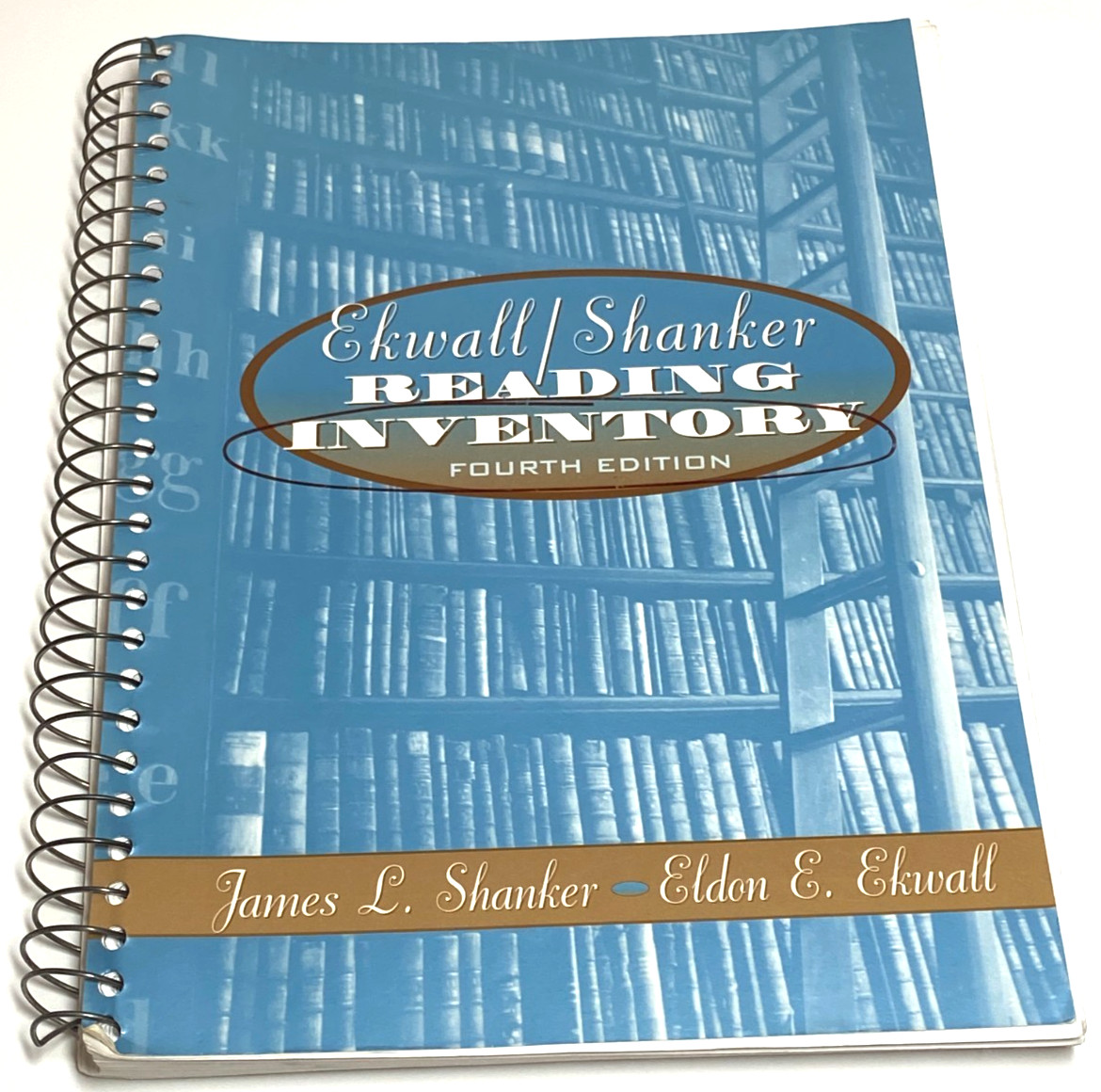 Reading Inventory Book by James Shanker and Ward Cockrum Ekwall/Shanker