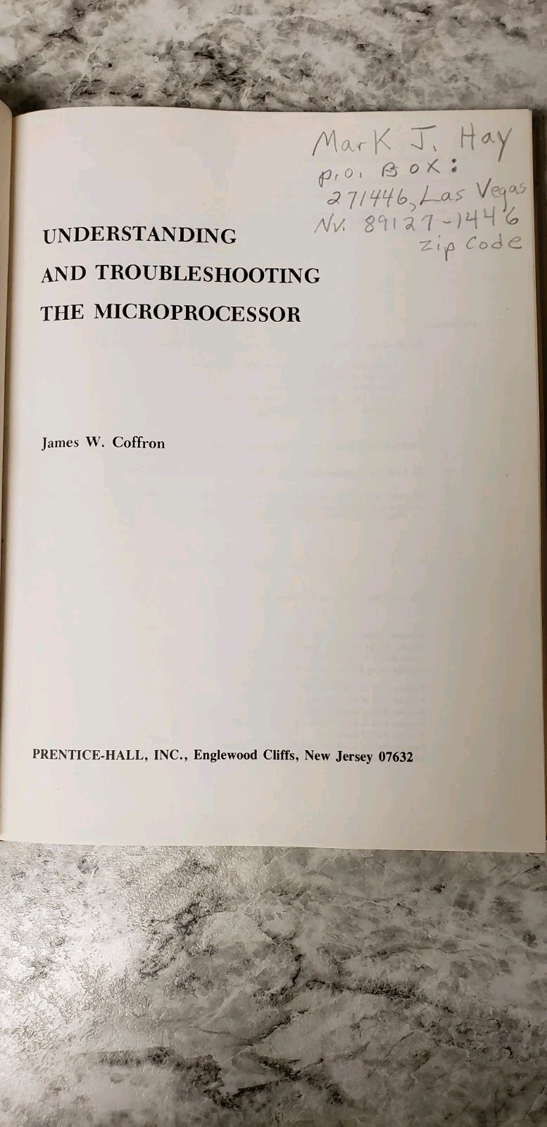 Understanding and Troubleshooting the Microprocessor by James W. Coffron (1980,
