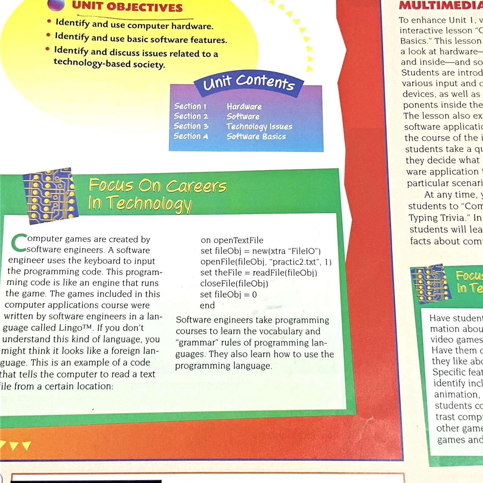 Glencoe Computer Applications Keyboarding Teachers Wraparound Edition 1998 READ